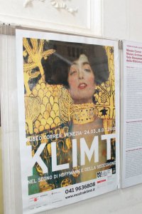 Cartellone Mostra Venezia Klimt